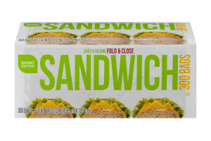 Smart Sense Sandwich Bags - 300 CT