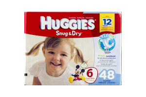 Huggies Snug & Dry Disney Baby Stage 6 Diapers (Over 35 lb) - 48 CT