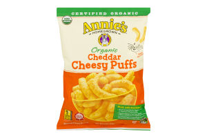 Annie's Homegrown Organic Cheddar Cheesy Puffs