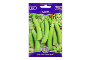Насіння Golden Garden Горох Альфа овочевий гігант