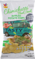 Ahold Food Truck Inspired Rippled Potato Chips Chimichurri Flank Steak