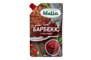 Соус з прянощами пастеризований Барбекю Idelia д/п 200г