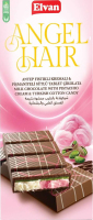 Шоколад молочный с фисташками и пишмание Angel hair Elvan к/у 150г