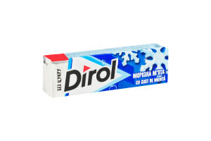 Резинка жевательная без сахара с подсластителями Морозная мята Dirol м/у 14г