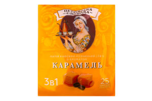 Напиток кофейный растворимый 3в1 Карамель Петрівська Слобода м/у 18г