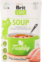 Корм д/котів Суп з індичкою 75г пауч Бріт Кеа