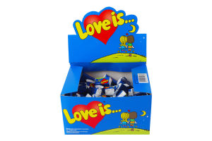 Гумка жувальна зі смаком банану та полуниці Love is... м/у 4.2г