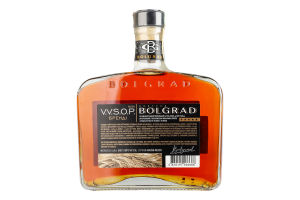 Бренді 0.5л 40% виноградний витриманий 5 років VVSOP Bolgrad пл