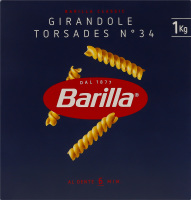 Изделия макаронные из твердых сортов пшеницы Джирандоле Торсадес №34 Barilla к/у 1кг
