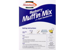 Manischewitz Blueberry Muffin Mix With Real Blueberries