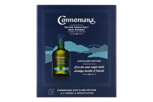 Віскі Connemara Distillers Edition 0,7л +2склян GB