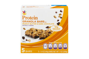 Ahold Protein Granola Bars Peanut Butter & Dark Chocolate - 5 CT