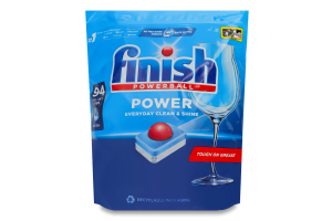 Таблетки для миття посуду в посудомийних машинах All in 1 Power Powerball Finish 94шт