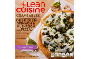 Lean Cuisine Craveables Deep Dish Spinach & Mushroom Pizza