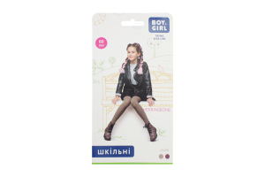 Колготи дитячі Boy&Girl Herringbone 60den 116-122 marsala