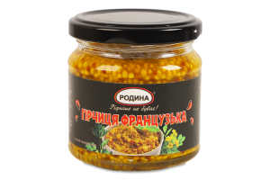 Гірчиця харчова Французька Родина с/б 190г