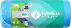 Пакет д/сміття Семерка 35 л 50 шт