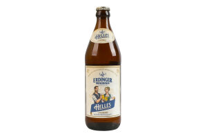 Пиво 0.5л 5.1% светлое фильтрованное солодовое пастеризованное Helles Brauhaus Erdinger бут