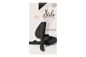Колготки жіночі Siela Velour 100den 3 nero