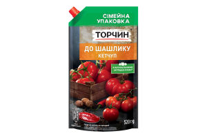 Кетчуп пастеризованный К шашлыку Торчин д/п 520г