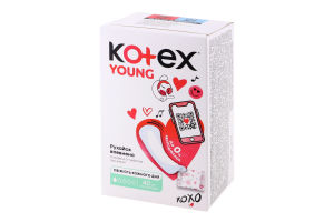 Прокладки ежедневные гигиенические Ultra slim Young Kotex 40шт