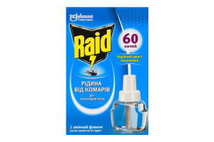 Рідина для електрофумігатора від комарів 60 ночей Raid 43.8мл