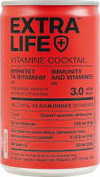 Напиток со стевией Иммунитет + витамины Vitamine сocktail Extra Life ж/б 150мл