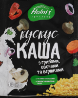 Каша кускус з грибами, овочами та вершками, 40 г