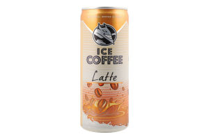 Напиток с молоком ультрапастеризованный с экстрактом кофе Latte Ice coffee Hell ж/б 250мл