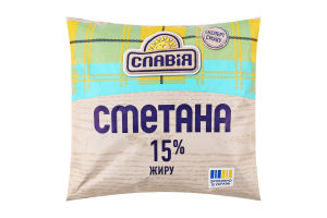 Сметана 15% Славія м/у 350г