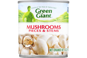Green Giant Mushrooms Pieces & Stems