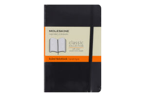 Записник Moleskine Classic кишеньк лінія м'як чорн