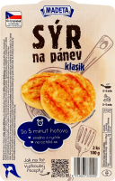 Сир 20% м'який класичний для смаження Madeta лоток 100г