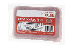 Guaranteed Value Sliced Cooked Ham