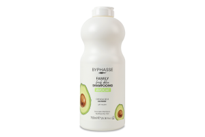 Шампунь для сухого волосся з авокадо Family Fresh Delice Byphasse 750мл