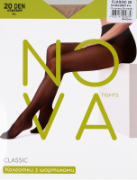 Колготки жіночі Nova Classic 20 бежевий р.4