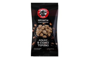 Арахіс смажений солоний в соусі Теріякі Hokkaido Club м/у 60г