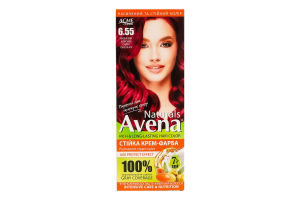 Крем-краска для волос стойкая Naturals №6.55 Avena 1шт