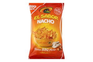 Чипси начос барбекю El Sabor 225г