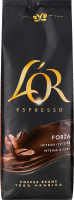 Кофе натуральный жареный в зернах Forza Espresso L'OR м/у 1кг
