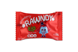 Печиво Rawndy з полуницею