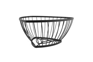 Фруктовниця метал трикутна 27,5*27,5*13см