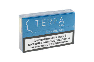 Изделие табакосодержащее для электрического нагревания с фильтром Terea Blue 20шт