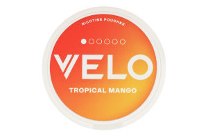 Подушечки нікотиновмісні безтютюнові з підсолоджувачами Velo М'який Tropical mango 15х0.42г