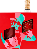 Набор Виски 0.7л 40% Red label + 1 стакан 300мл Johnnie Walker к/у 2шт