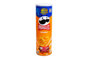 Чипсы картофельные Paprika Pringles тубус 165г