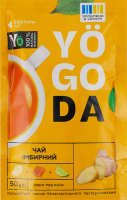 Концентрат напою безалкогольного пастеризований Чай імбирний Yogoda д/п 50г