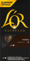 Кава натуральна смажена мелена у капсулах Forza Espresso L’OR к/у 52г