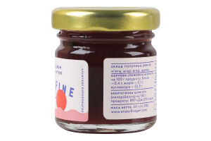 Джем полуничний з ревенем та м'ятою Endorfine с/б 44г