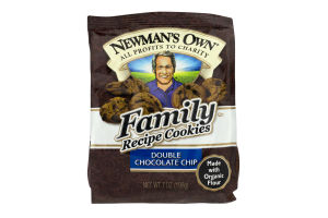 Newman's Own Family Recipe Cookies Double Chocolate Chip